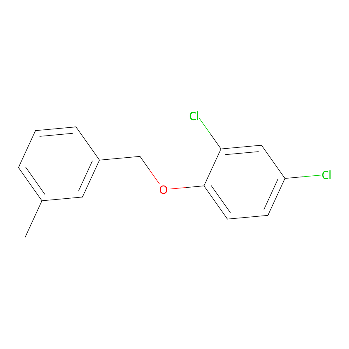 2,4-Dichloro-1-((3-methylbenzyl)oxy)benzene molecular structure, CAS 2969257-97-2