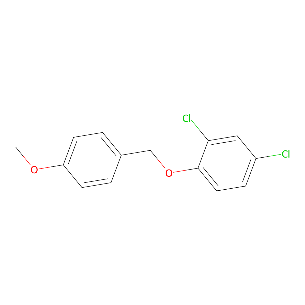 2,4-Dichloro-1-((4-methoxybenzyl)oxy)benzene molecular structure, CAS 2969258-22-6