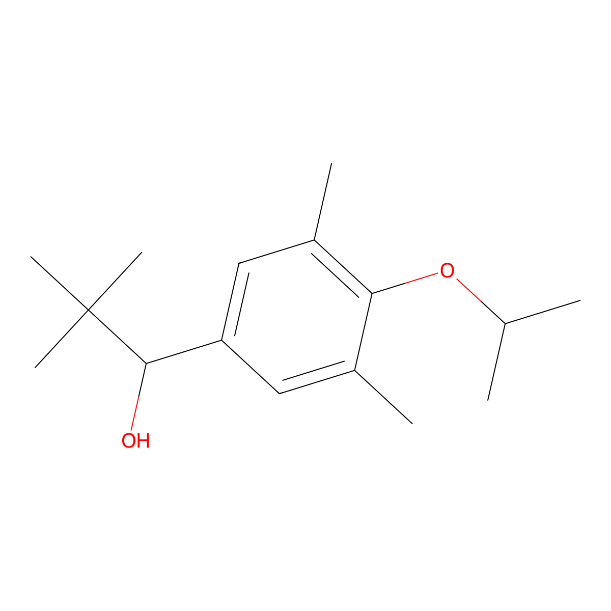 1-(4-Isopropoxy-3,5-dimethylphenyl)-2,2-dimethylpropan-1-ol molecular structure, CAS 2969326-38-1