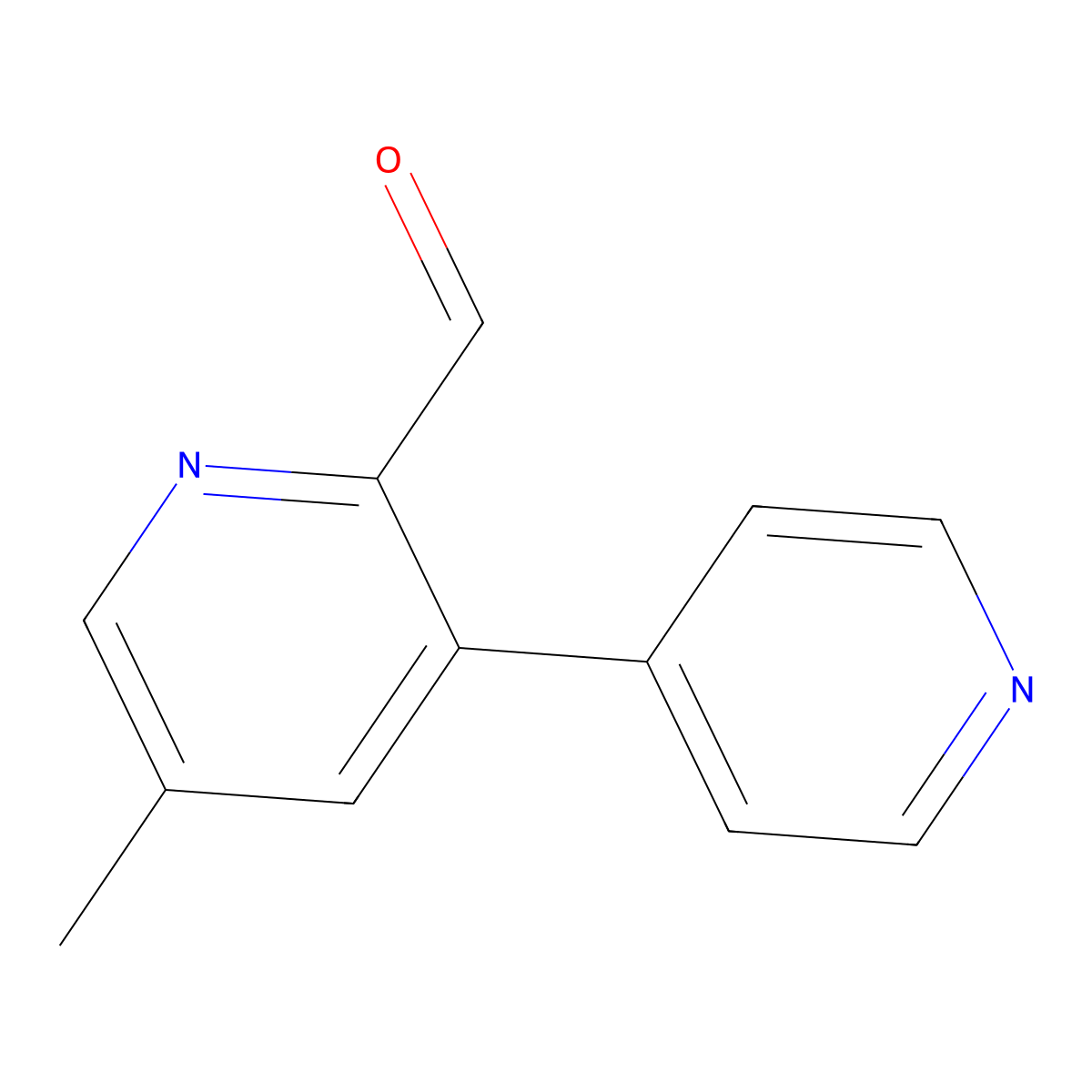 5-Methyl-[3,4'-bipyridine]-2-carbaldehyde molecular structure, CAS 2969330-01-4