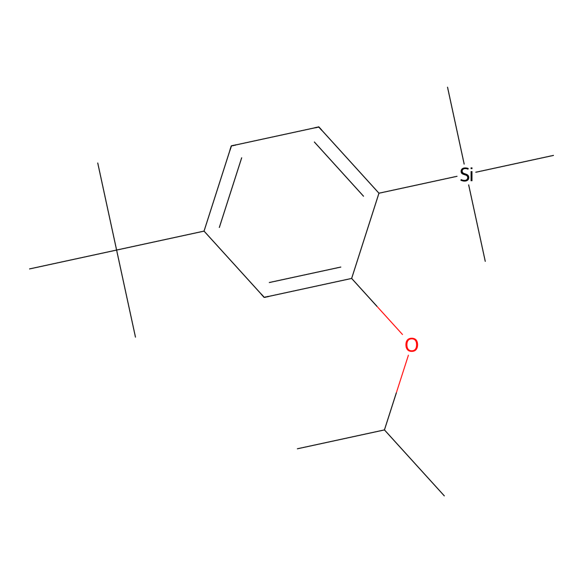 (4-(Tert-butyl)-2-isopropoxyphenyl)trimethylsilane molecular structure, CAS 2969332-69-0