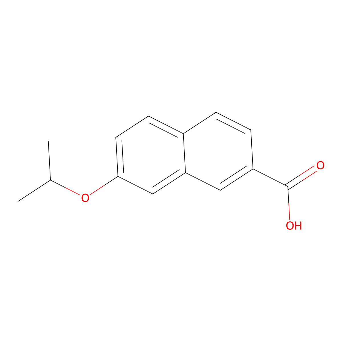 7-Isopropoxy-2-naphthoic acid molecular structure, CAS 2969334-29-8