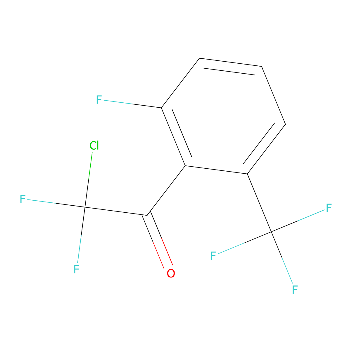 2-Chloro-2,2-difluoro-1-(2-fluoro-6-(trifluoromethyl)phenyl)ethanone molecular structure, CAS 2969368-67-8