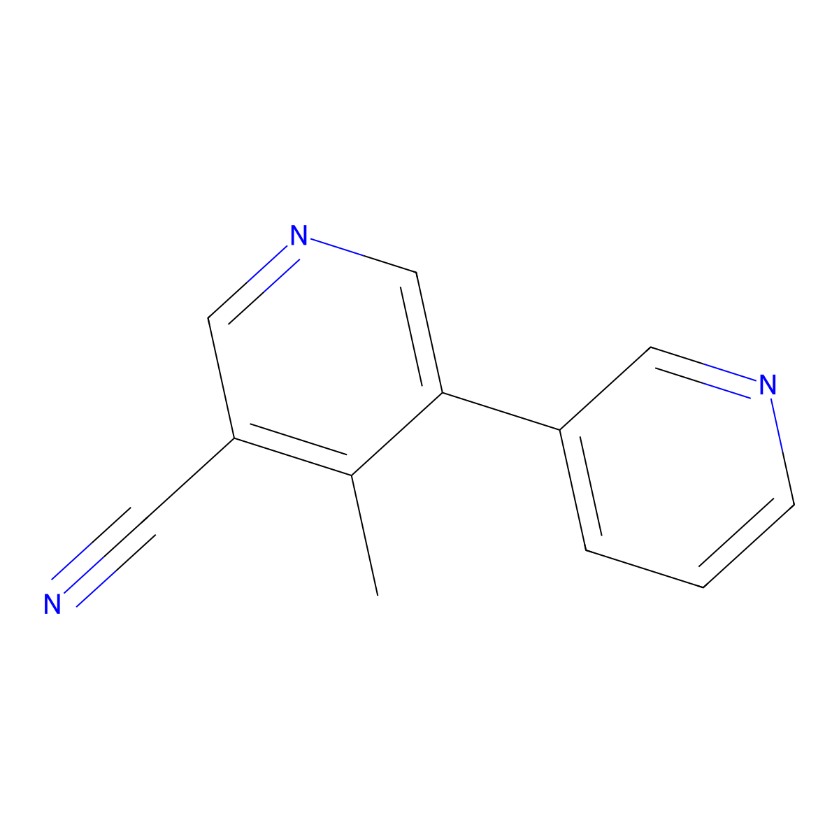 4-Methyl-[3,3'-bipyridine]-5-carbonitrile molecular structure, CAS 2969391-43-1