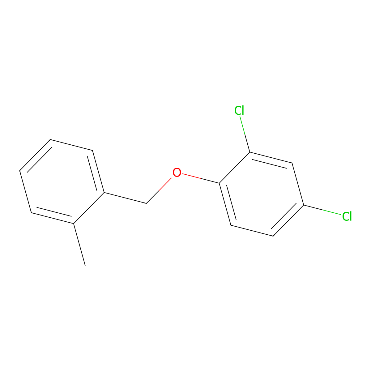 2,4-Dichloro-1-((2-methylbenzyl)oxy)benzene molecular structure, CAS 2969393-31-3