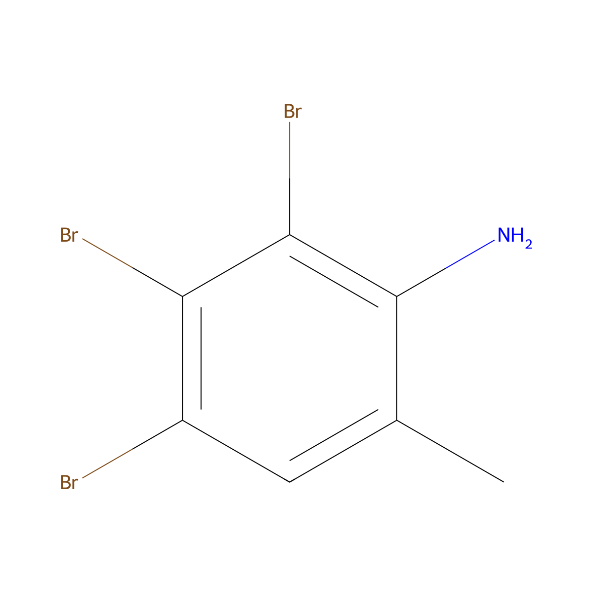2,3,4-Tribromo-6-methylaniline molecular structure, CAS 2969396-29-8