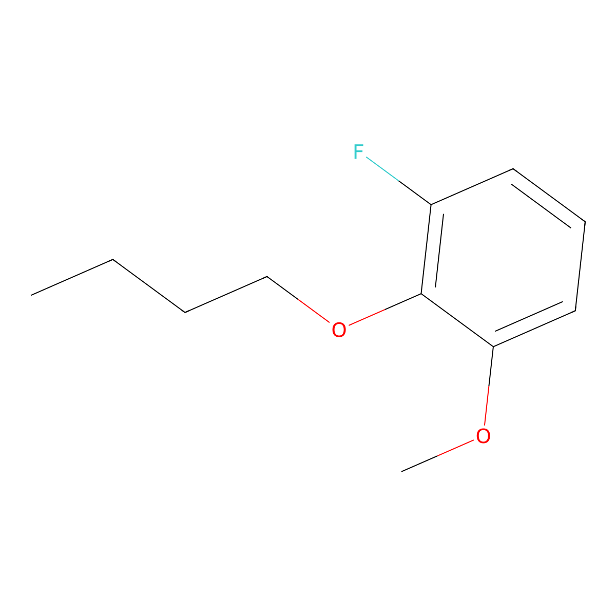 2-Butoxy-1-fluoro-3-methoxybenZene molecular structure, CAS 2969430-43-9