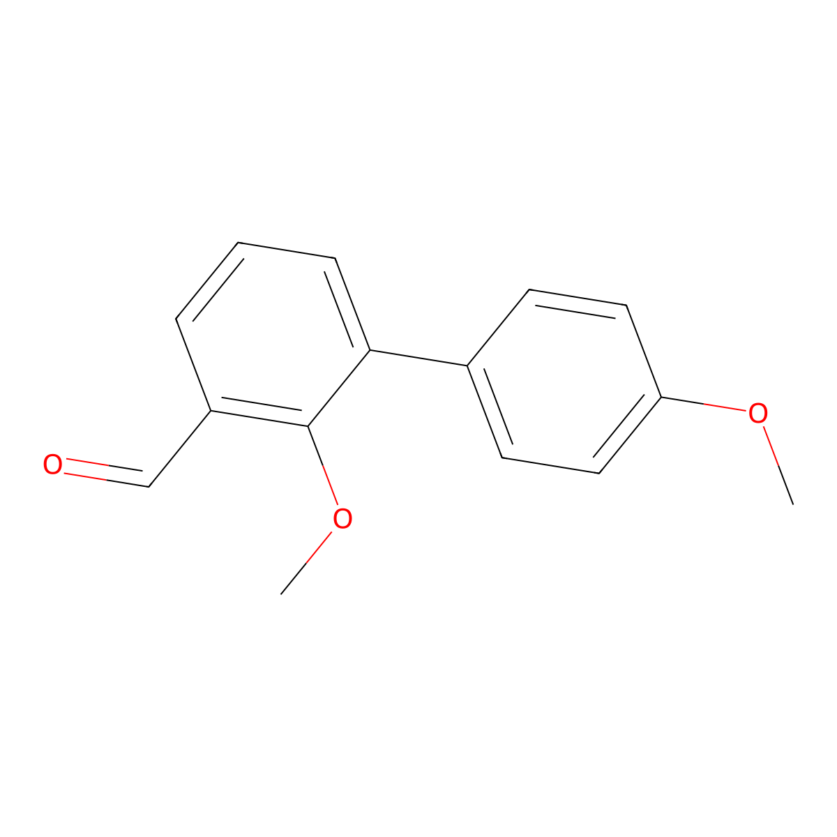 2,4'-Dimethoxy-[1,1'-biphenyl]-3-carbaldehyde molecular structure, CAS 2969434-13-5