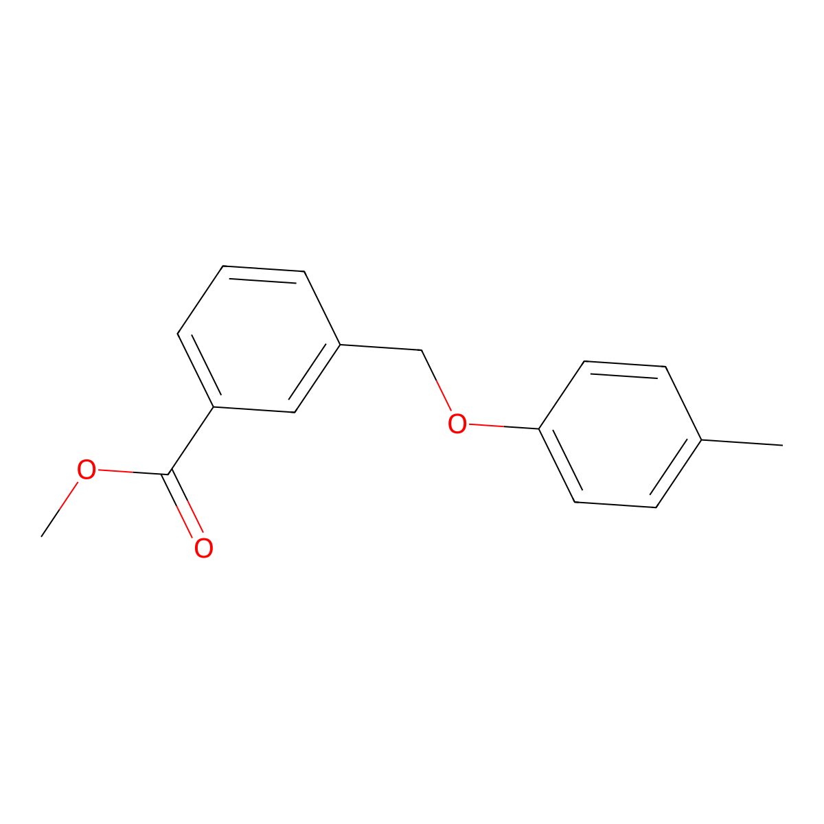 Methyl 3-((p-tolyloxy)methyl)benzoate molecular structure, CAS 2969459-46-7
