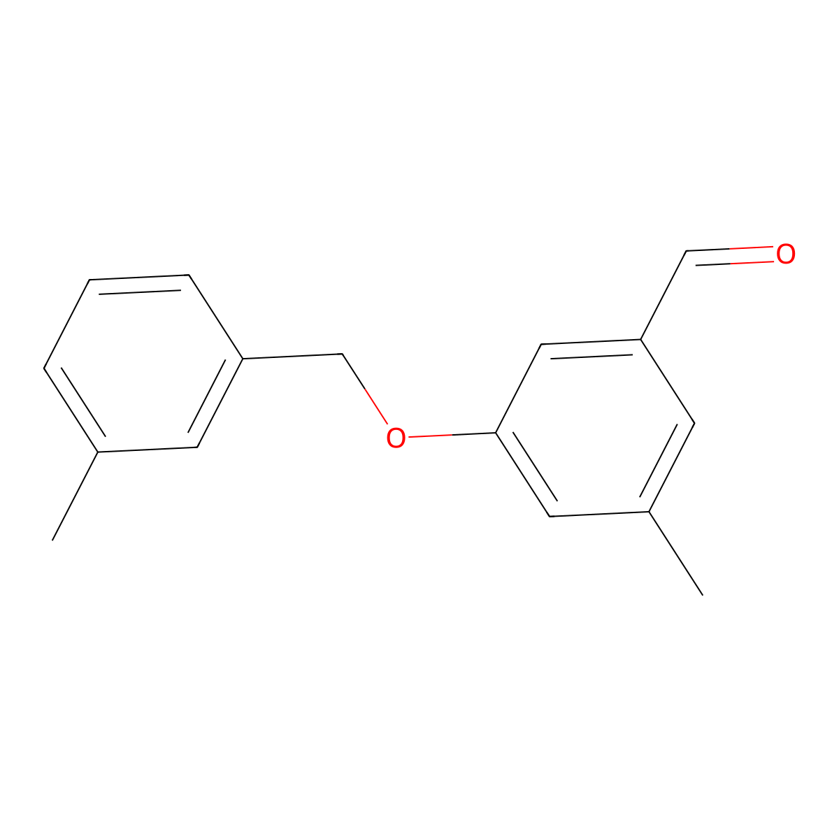 3-Methyl-5-((3-methylbenZyl)oxy)benZaldehyde molecular structure, CAS 2969462-28-8