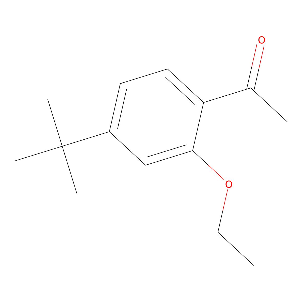 1-(4-(Tert-butyl)-2-ethoxyphenyl)ethanone molecular structure, CAS 2969462-91-5