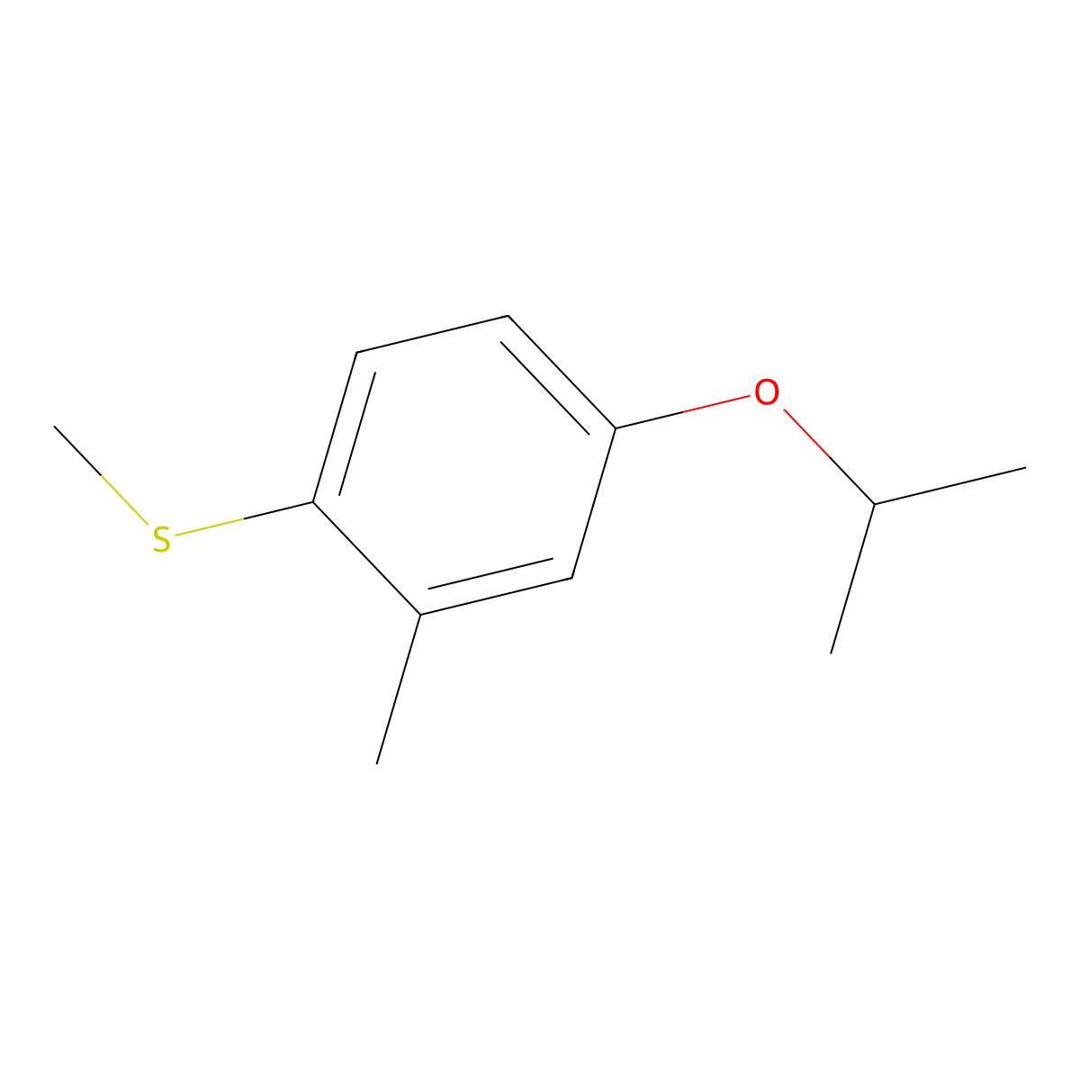 (4-Isopropoxy-2-methylphenyl)(methyl)sulfane molecular structure, CAS 2969475-89-4