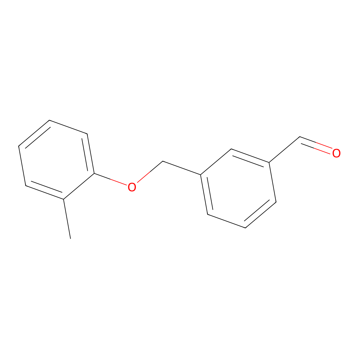 3-((o-Tolyloxy)methyl)benZaldehyde molecular structure, CAS 2969480-09-7