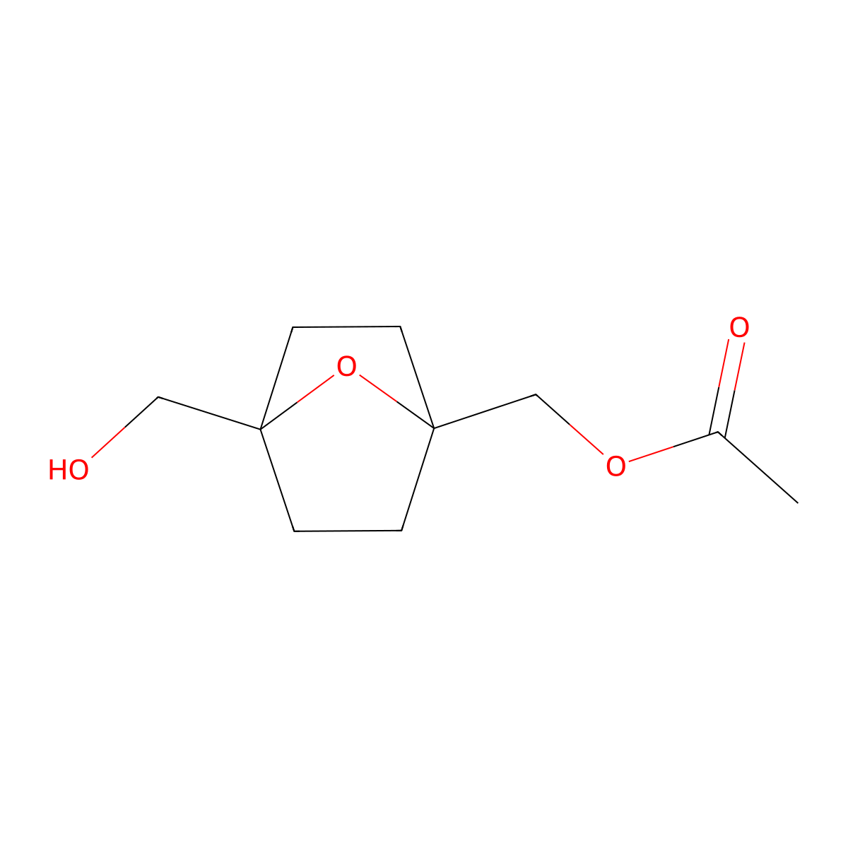 [4-(Hydroxymethyl)-7-oxabicyclo[2.2.1]heptan-1-YL]methyl acetate molecular structure, CAS 2970213-49-9