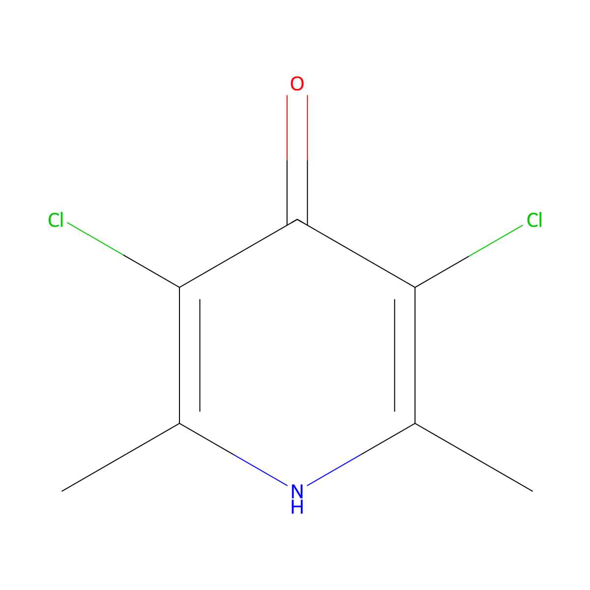 Clopidol molecular structure, CAS 2971-90-6