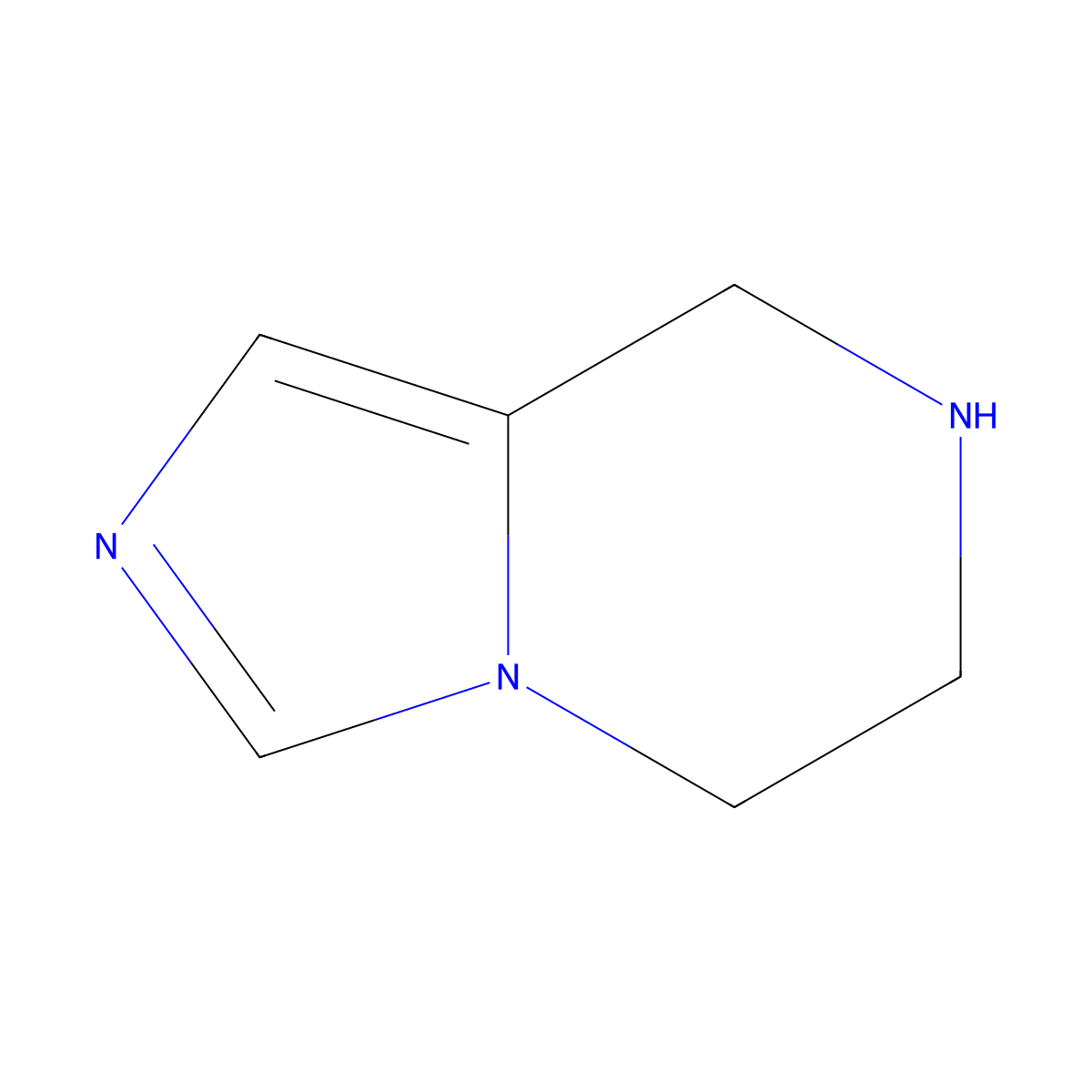 5,6,7,8-Tetrahydroimidazo(1,5-a)pyrazine molecular structure, CAS 297172-19-1