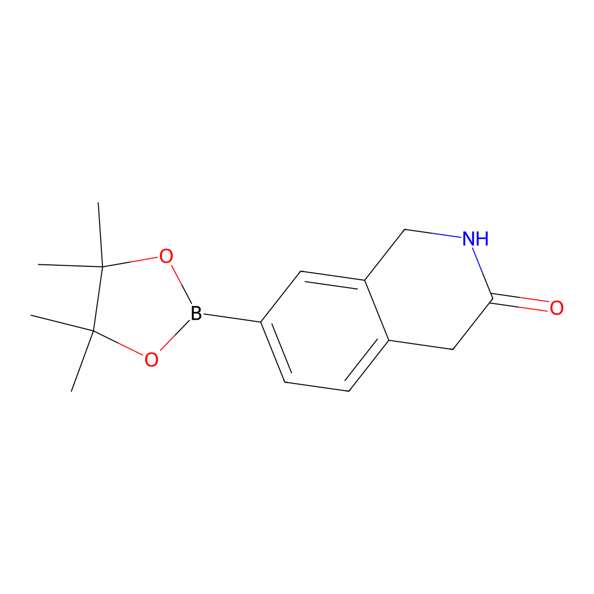 7-(4,4,5,5-Tetramethyl-1,3,2-dioxaborolan-2-yl)-1,4-dihydroisoquinolin-3(2H)-one molecular structure, CAS 2971747-72-3