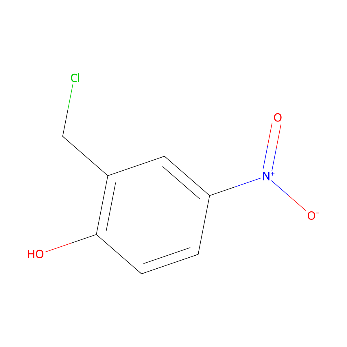 2-(Chloromethyl)-4-nitrophenol molecular structure, CAS 2973-19-5