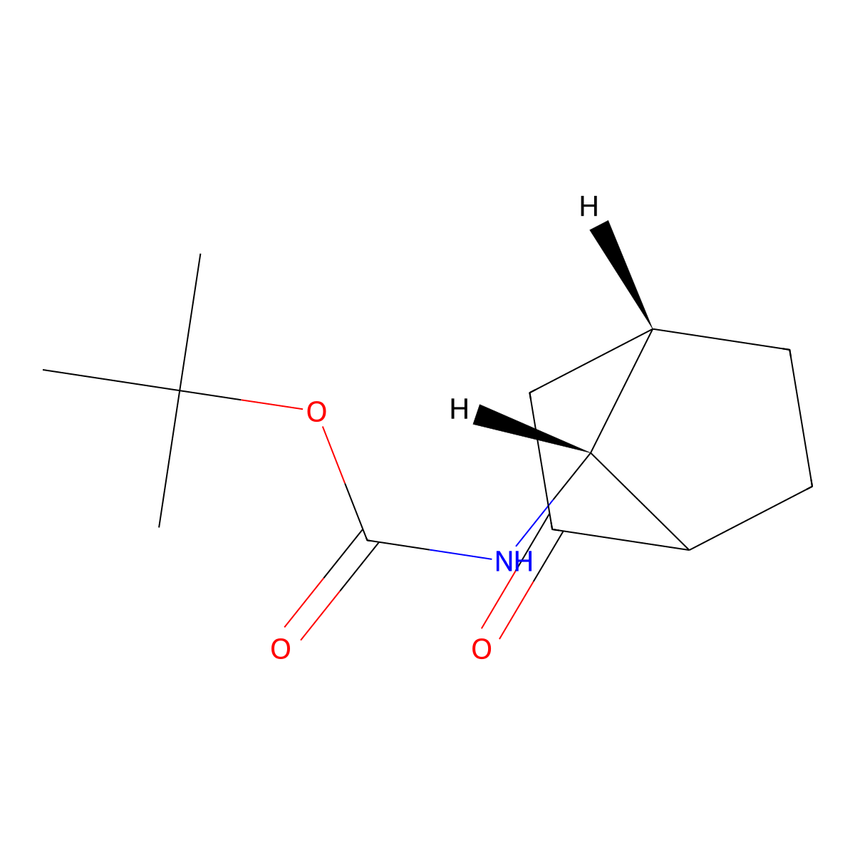 rac-tert-butyl N-[(4R,7S)-2-oxobicyclo[2.2.1]heptan-7-yl]carbamate molecular structure, CAS 2973423-70-8