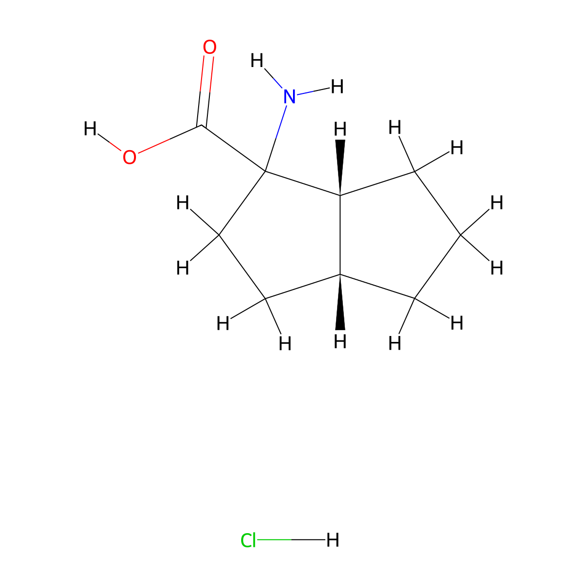 rac-(3aR,6aR)-1-amino-octahydropentalene-1-carboxylic acid hydrochloride molecular structure, CAS 2973423-72-0