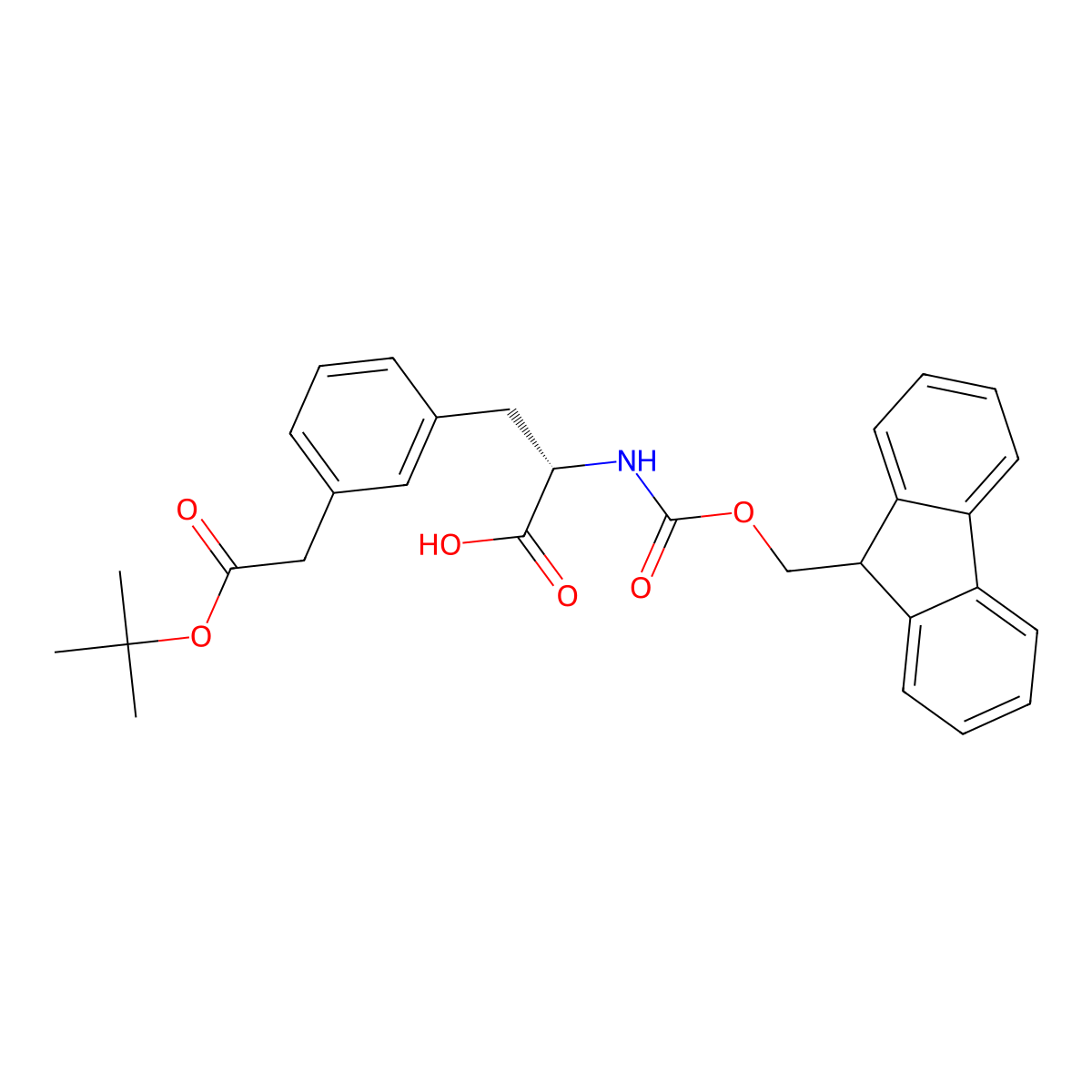 Fmoc-D-2-Methoxy-5-Cyanophe molecular structure, CAS 2973753-91-0