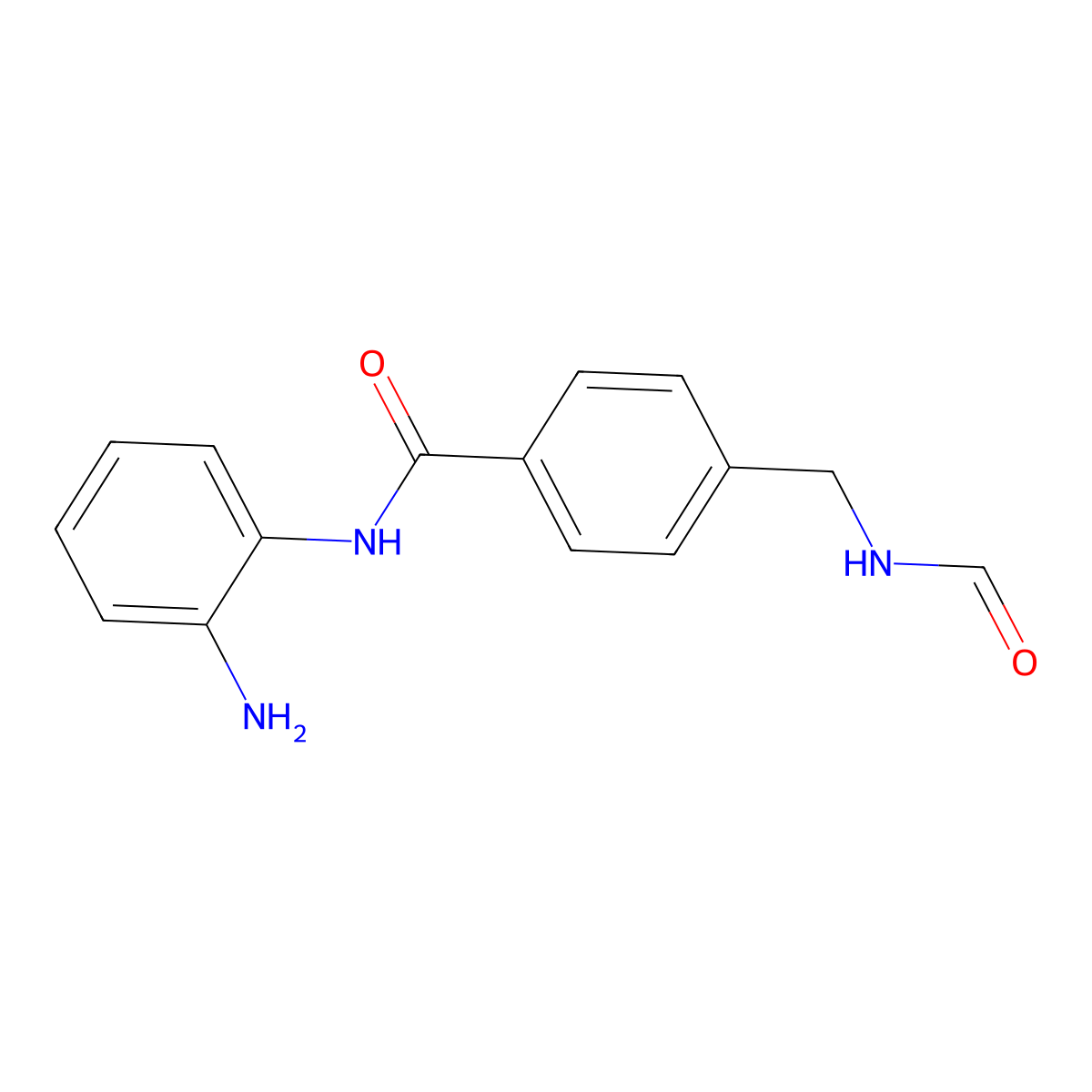 N-(2-Aminophenyl)-4-(formamidomethyl)benzamide molecular structure, CAS 2973762-48-8