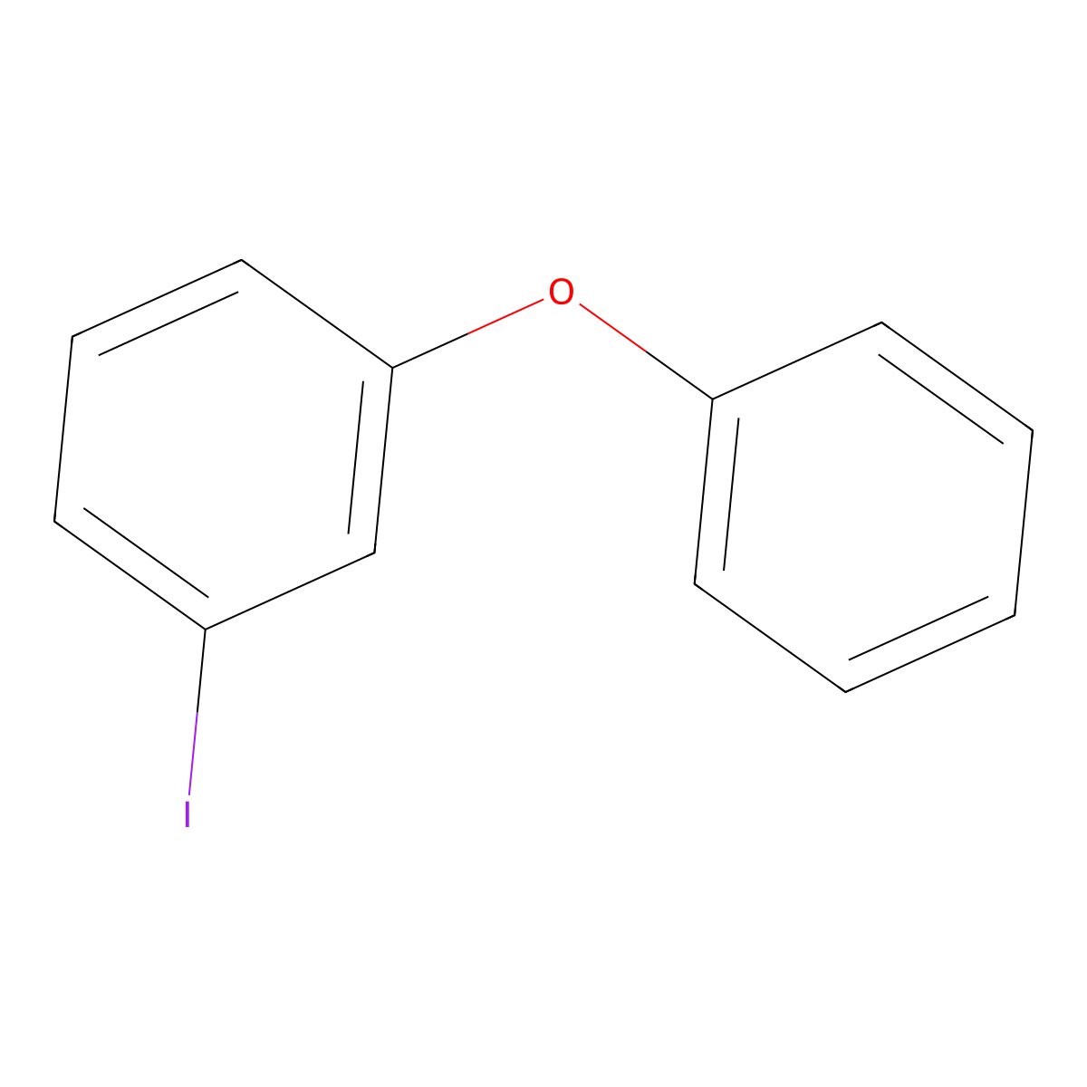 1-Iodo-3-phenoxybenzene molecular structure, CAS 2974-95-0