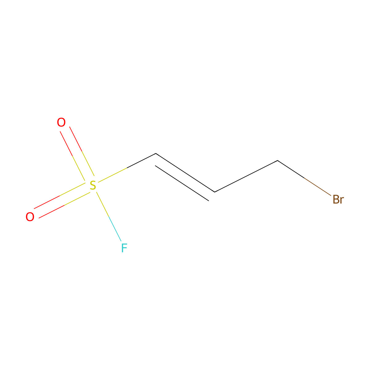 (1E)-3-bromoprop-1-ene-1-sulfonyl fluoride molecular structure, CAS 2974472-37-0