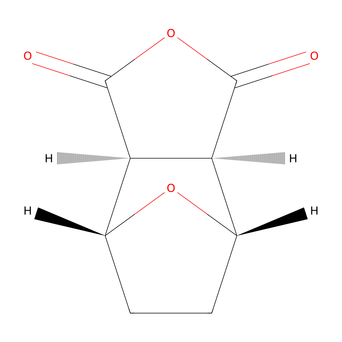 Norcantharidin molecular structure, CAS 29745-04-8