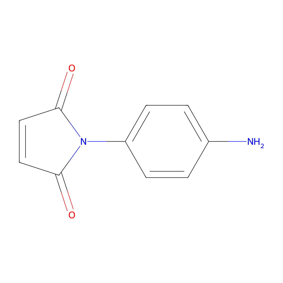 N-(4-Aminophenyl)maleimide molecular structure, CAS 29753-26-2