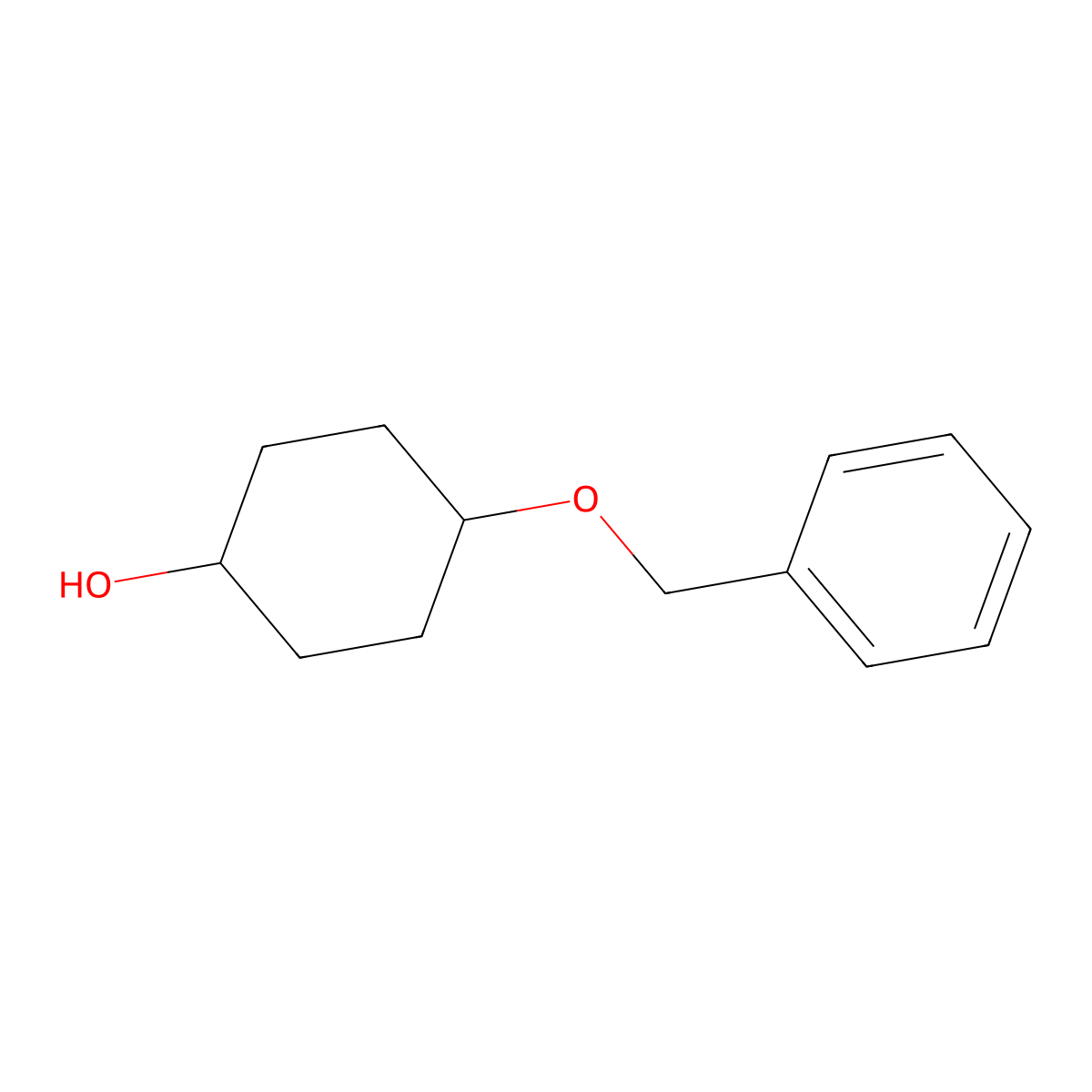 4-(Benzyloxy)cyclohexanol molecular structure, CAS 2976-80-9