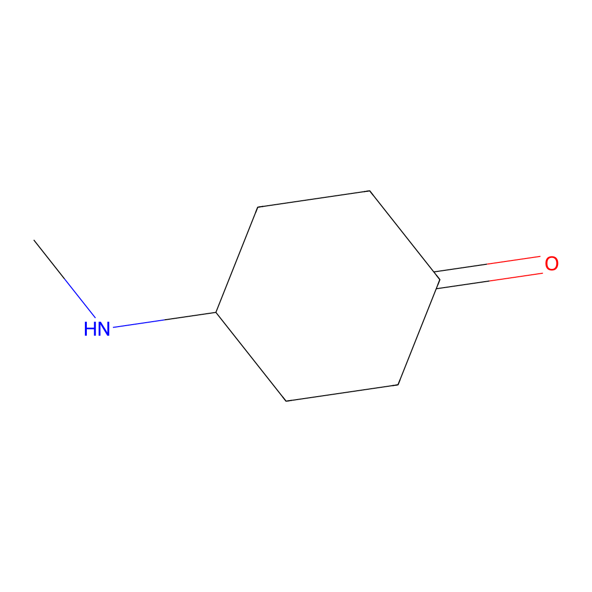 4-(Methylamino)cyclohexanone molecular structure, CAS 2976-84-3