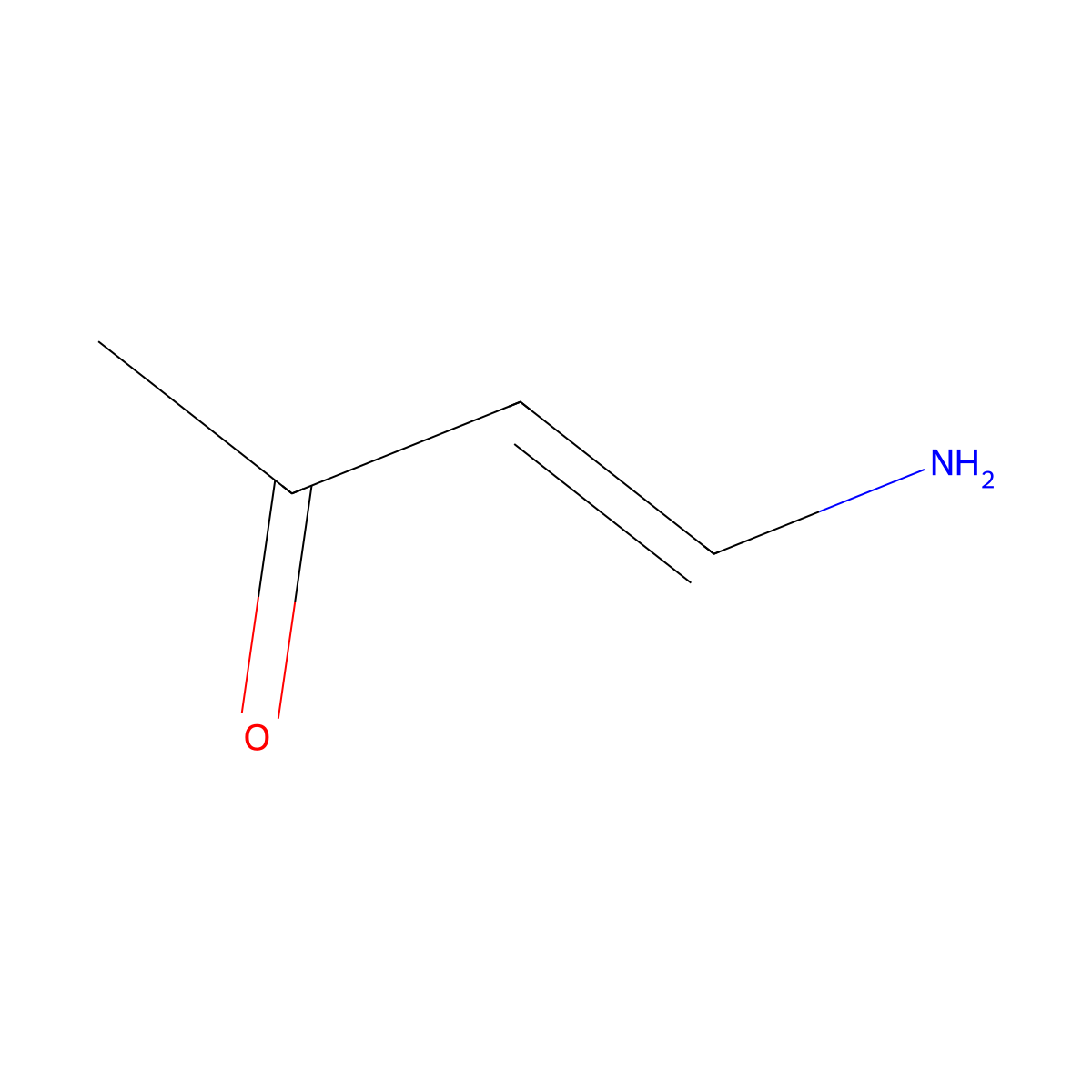 4-Aminobut-3-en-2-one molecular structure, CAS 2976-86-5