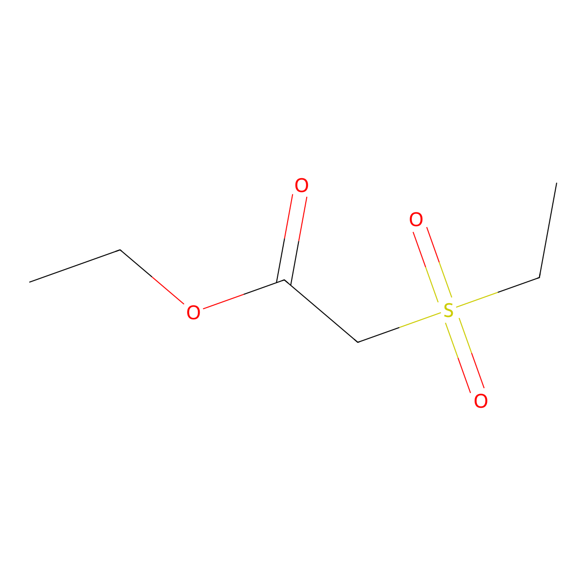 Ethyl (ethanesulfonyl)acetate molecular structure, CAS 29771-85-5