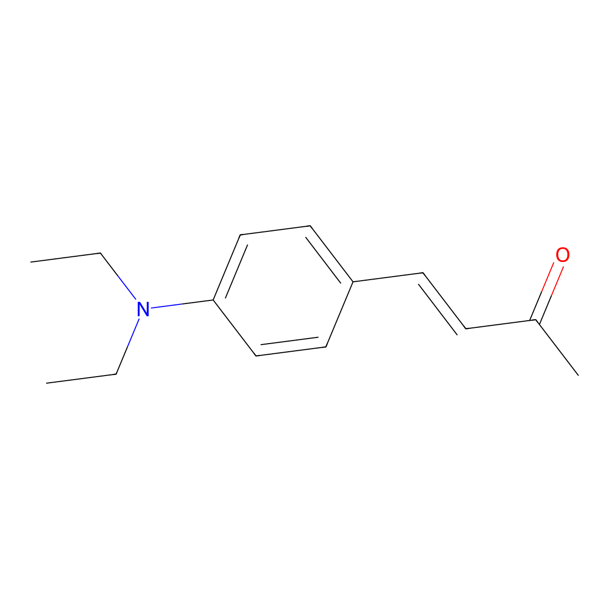 4-[4-(Diethylamino)phenyl]but-3-en-2-one molecular structure, CAS 297731-77-2