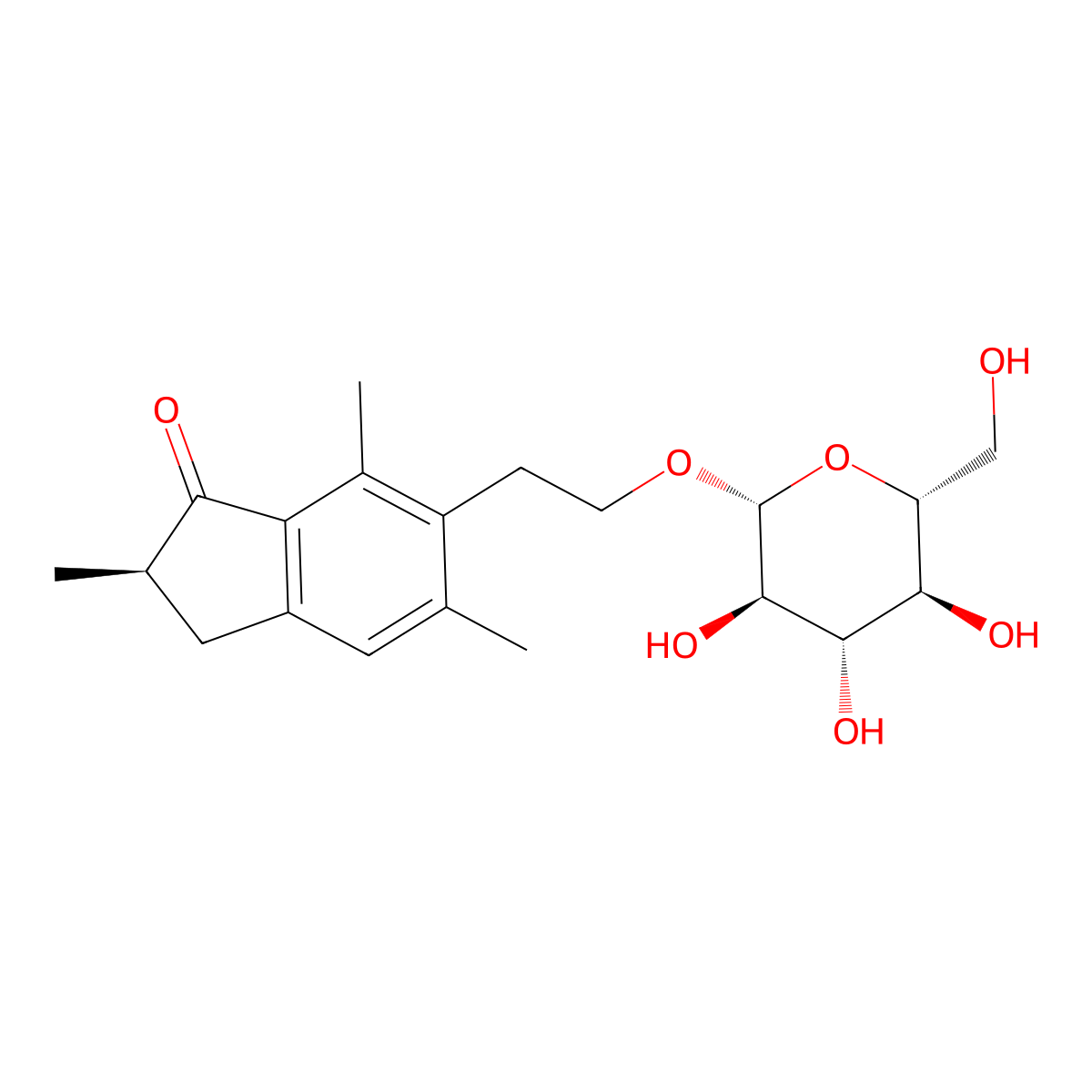 (2R)-Pteroside B molecular structure, CAS 29774-74-1
