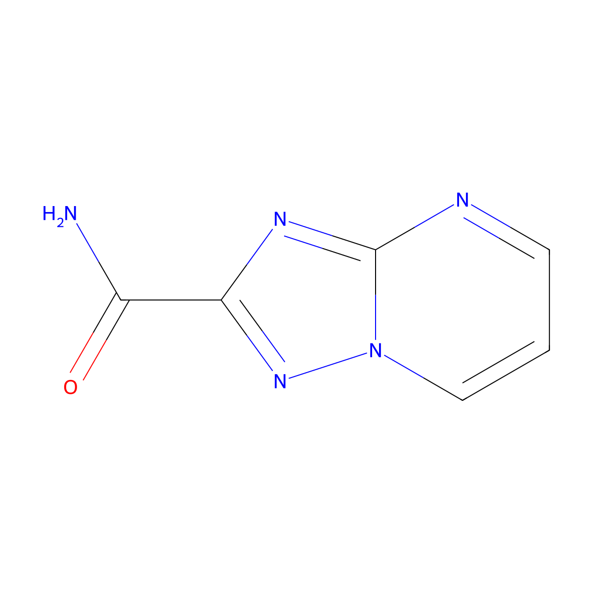 [1,2,4]Triazolo[1,5-a]pyrimidine-2-carboxamide molecular structure, CAS 297744-10-6