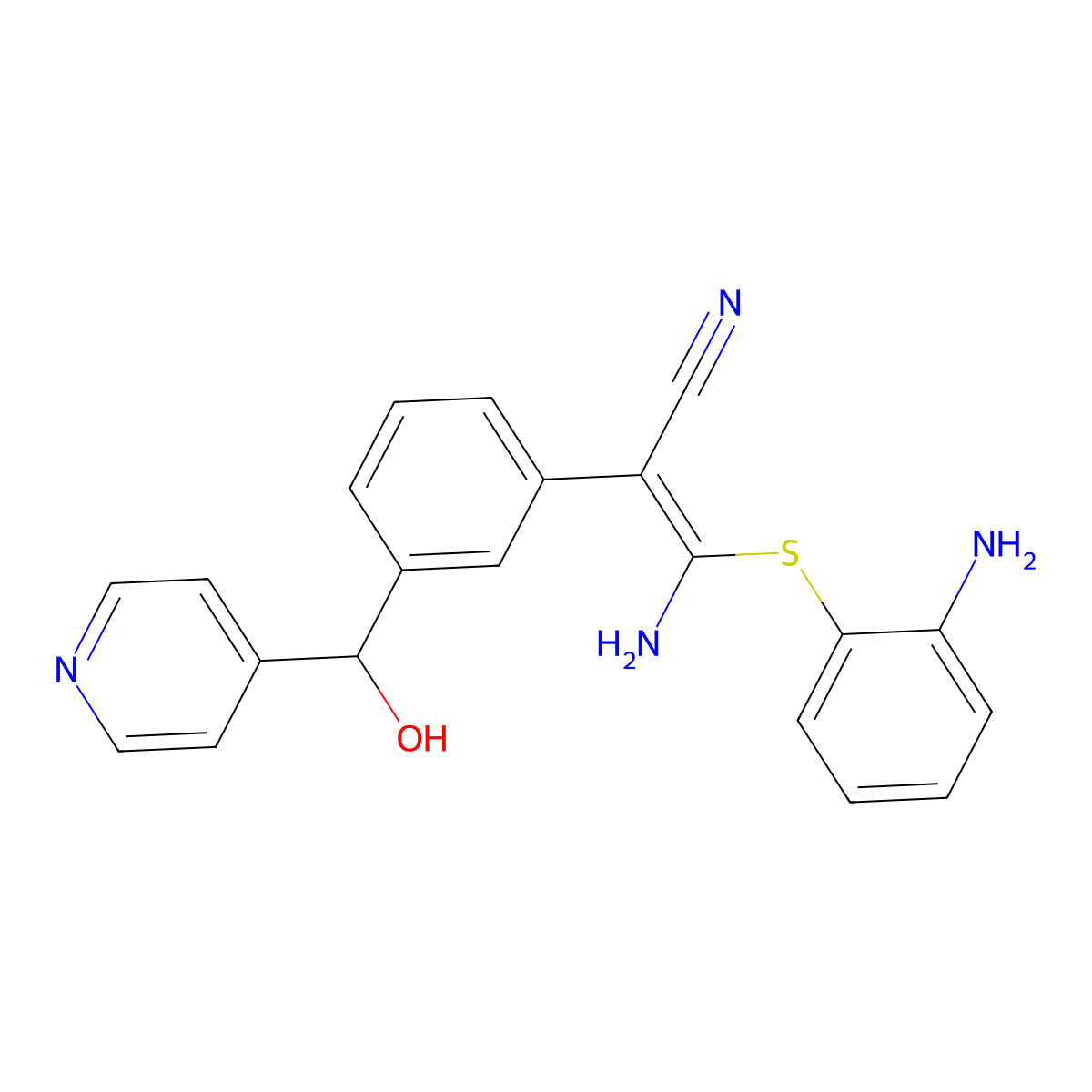 MEK inhibitor I molecular structure, CAS 297744-42-4