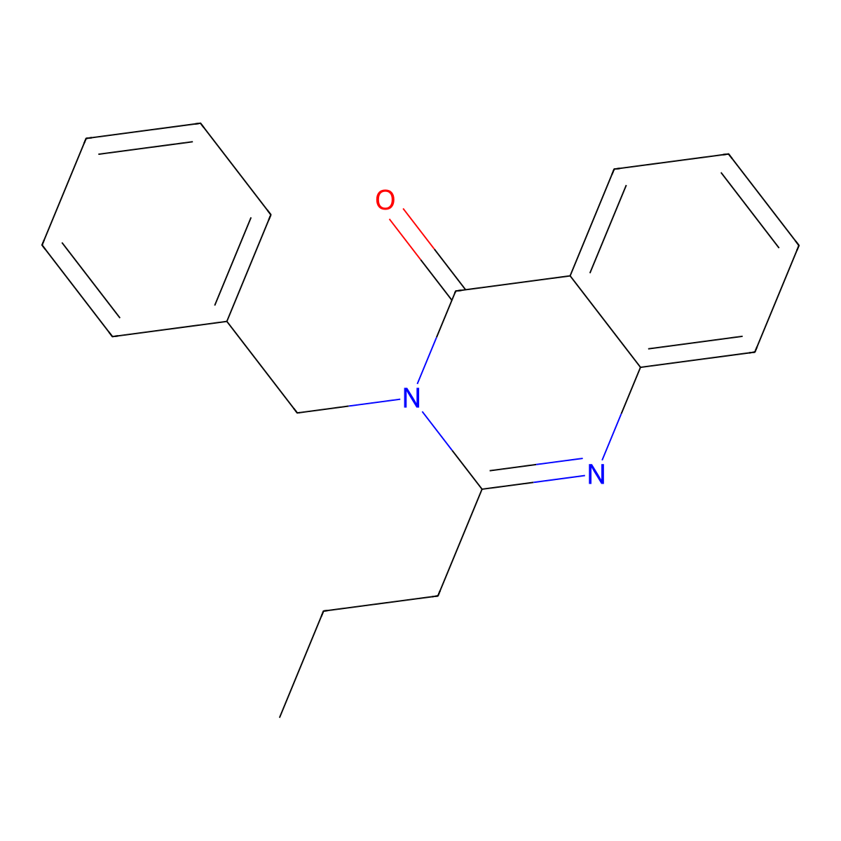 3-benzyl-2-propylquinazolin-4(3H)-one molecular structure, CAS 297762-39-1