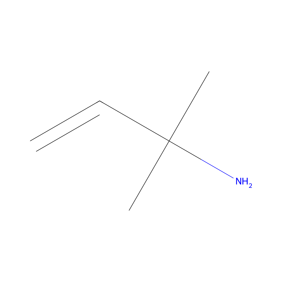 Allylamine, 1,1-dimethyl- molecular structure, CAS 2978-60-1
