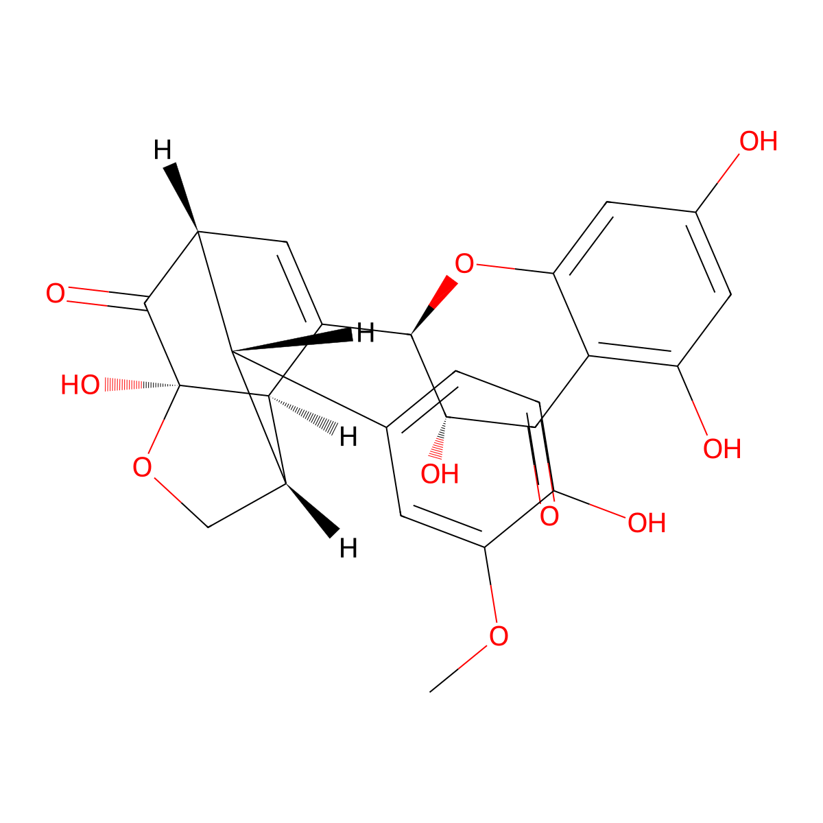 Silydianin molecular structure, CAS 29782-68-1