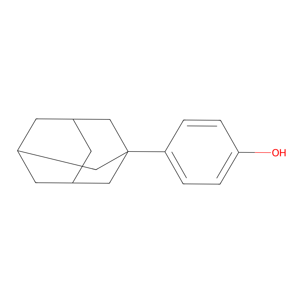 4-(1-Adamantyl)phenol molecular structure, CAS 29799-07-3