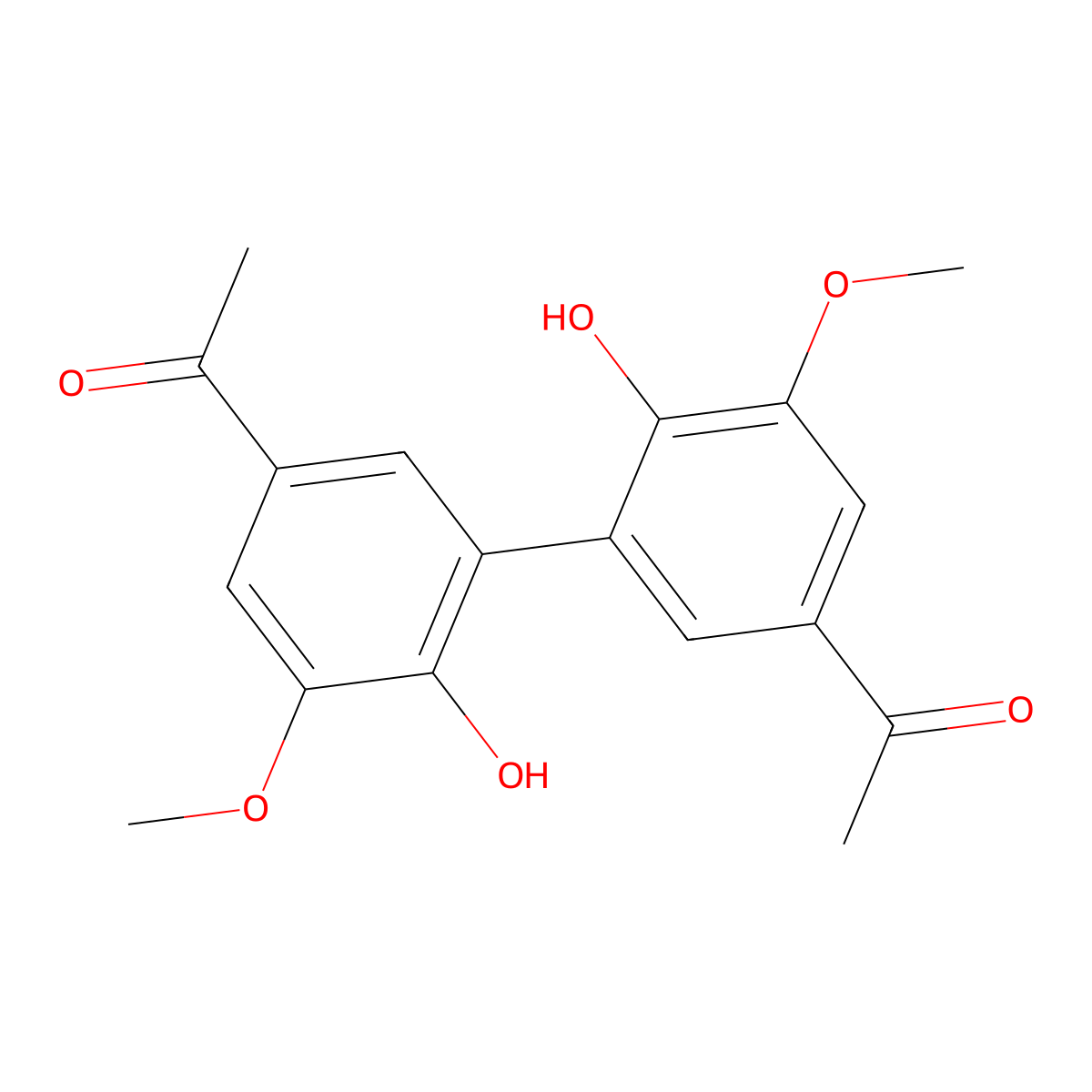 Diapocynin molecular structure, CAS 29799-22-2