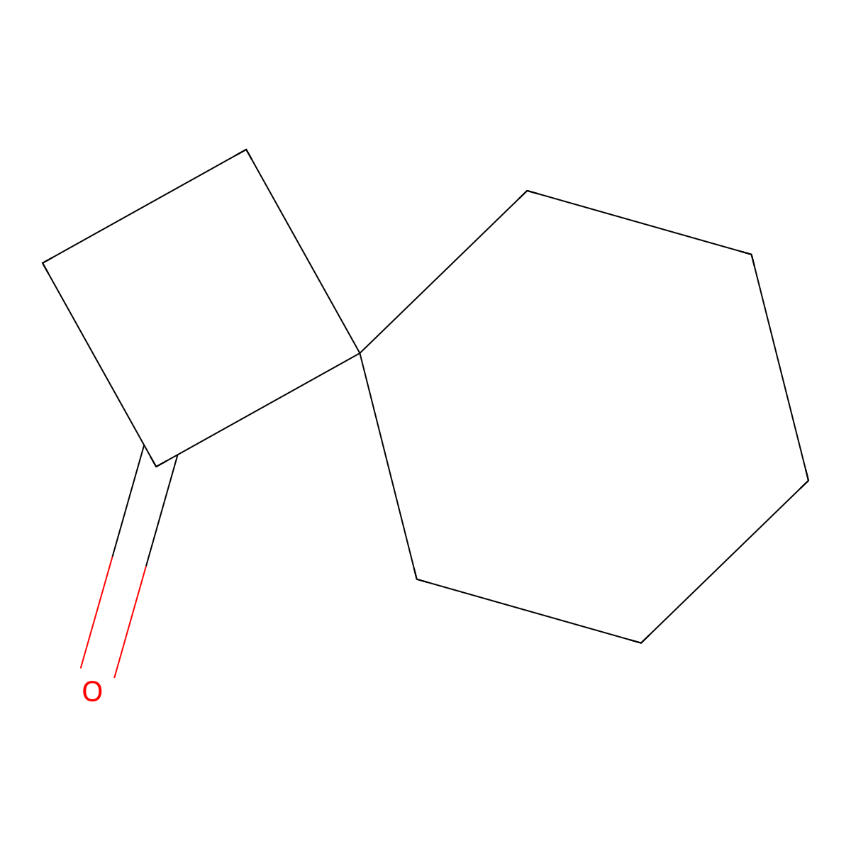 Spiro[3.5]nonan-1-one molecular structure, CAS 29800-45-1