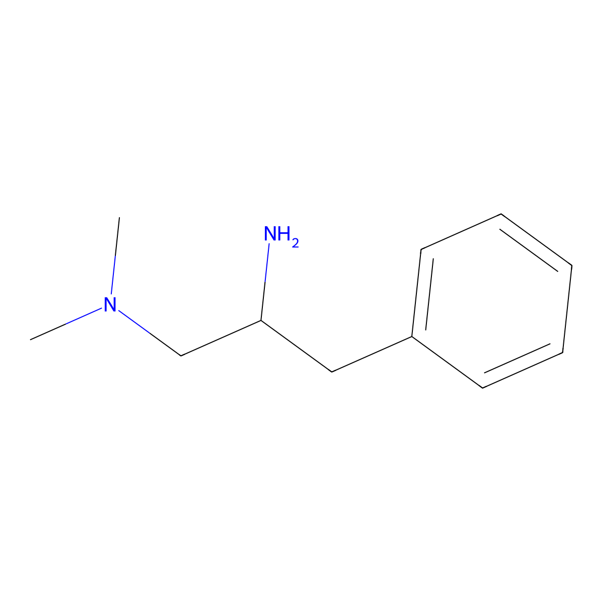 N1,N1-Dimethyl-3-phenyl-1,2-propanediamine molecular structure, CAS 29802-24-2