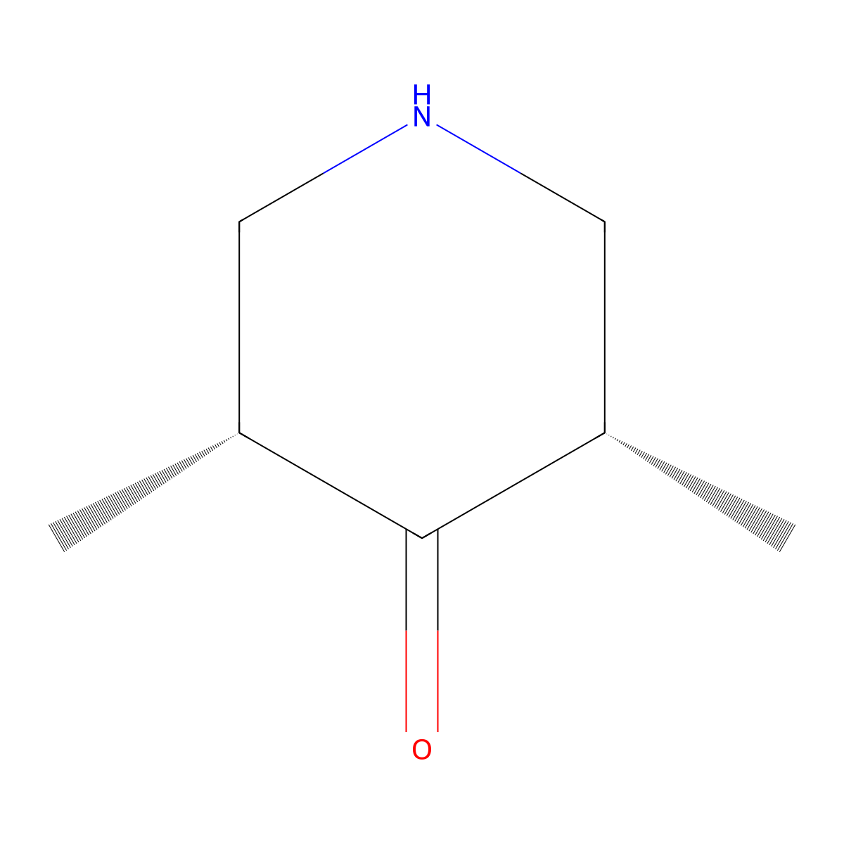 (3r,5s)-3,5-Dimethylpiperidin-4-one molecular structure, CAS 29804-17-9