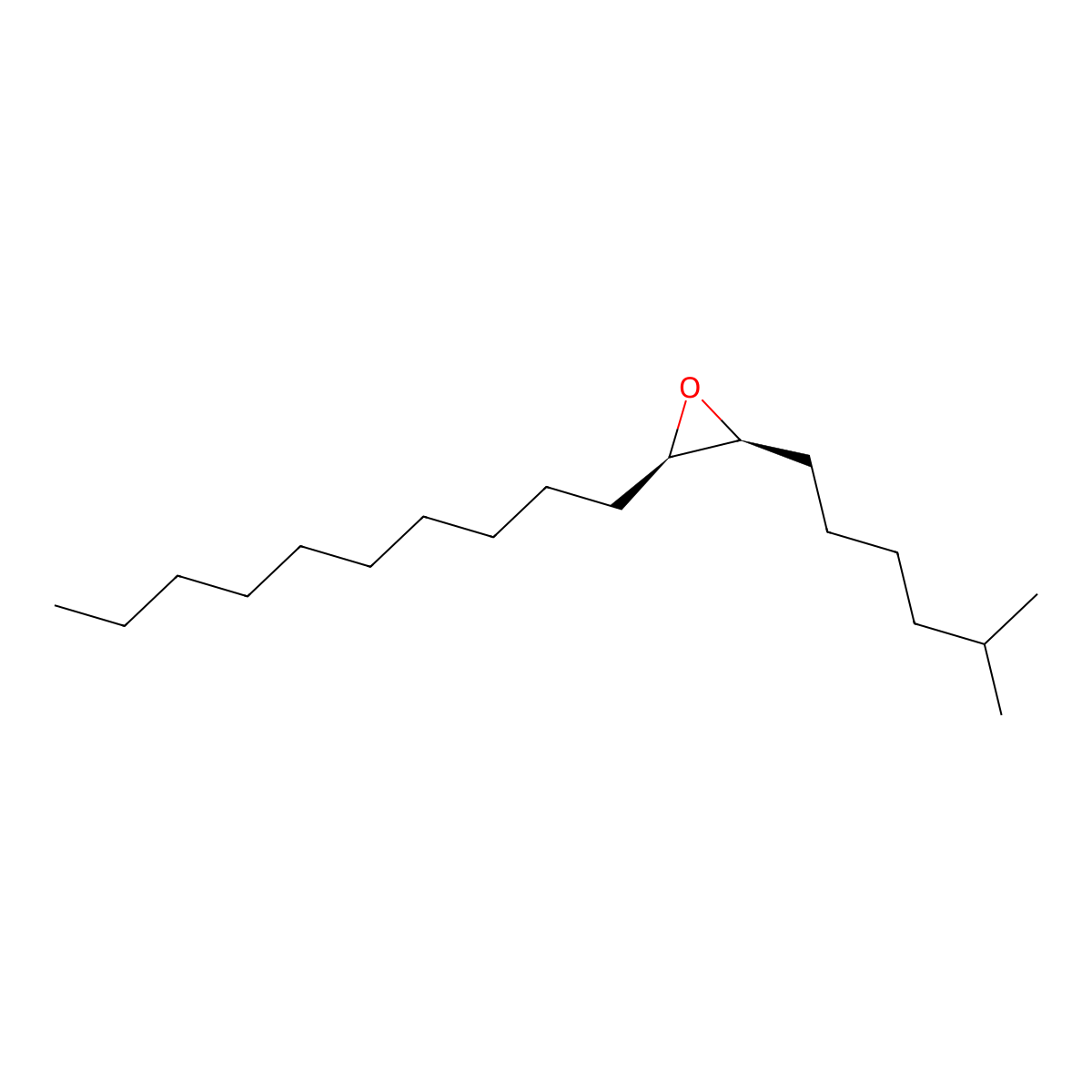 Disparlure molecular structure, CAS 29804-22-6