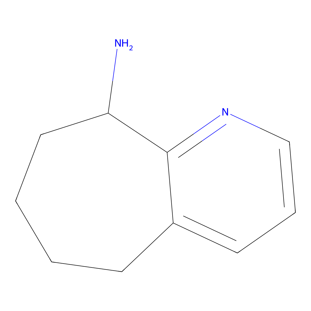6,7,8,9-Tetrahydro-5H-cyclohepta[b]pyridin-9-ylamine molecular structure, CAS 298181-76-7