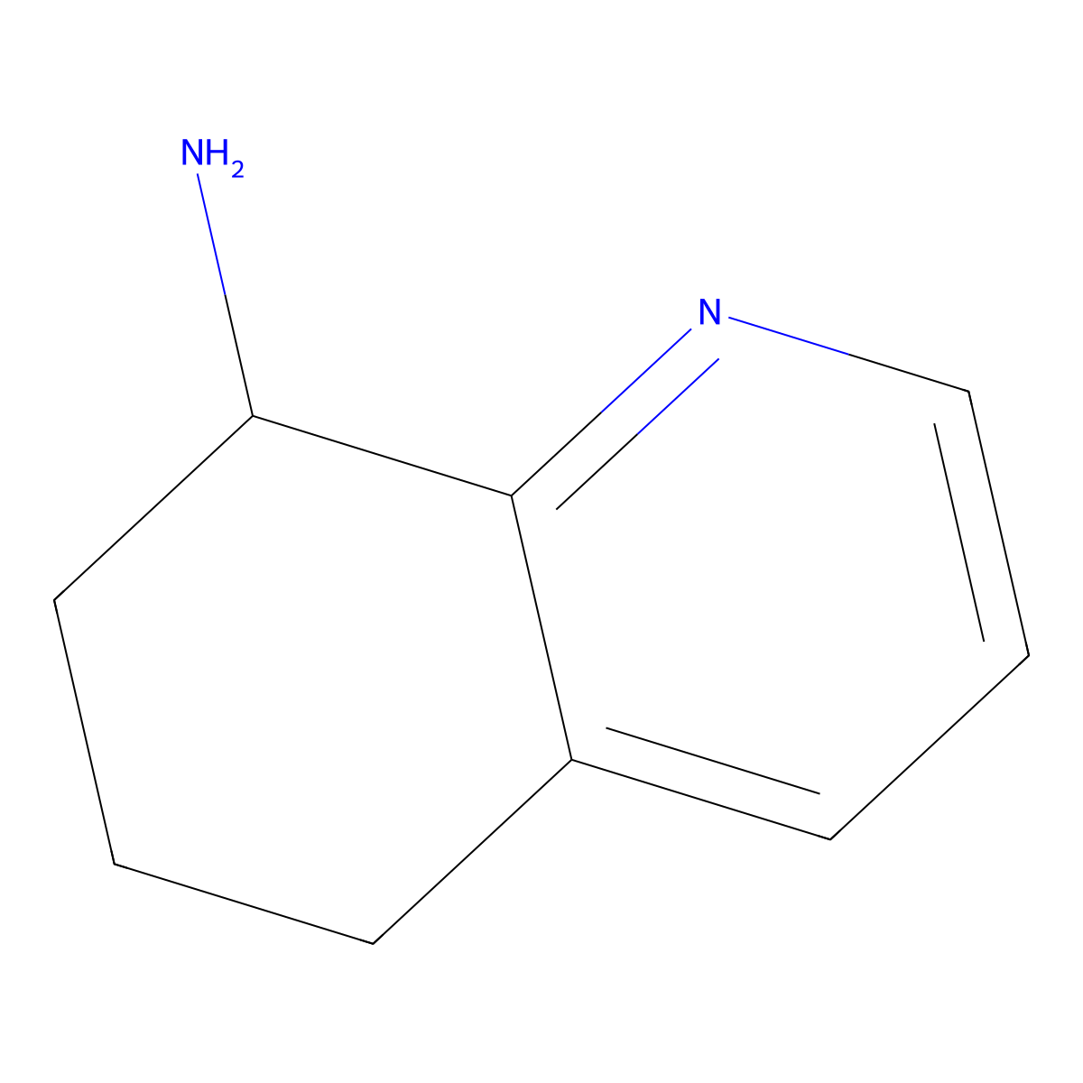 8-Amino-5,6,7,8-tetrahydroquinoline molecular structure, CAS 298181-83-6