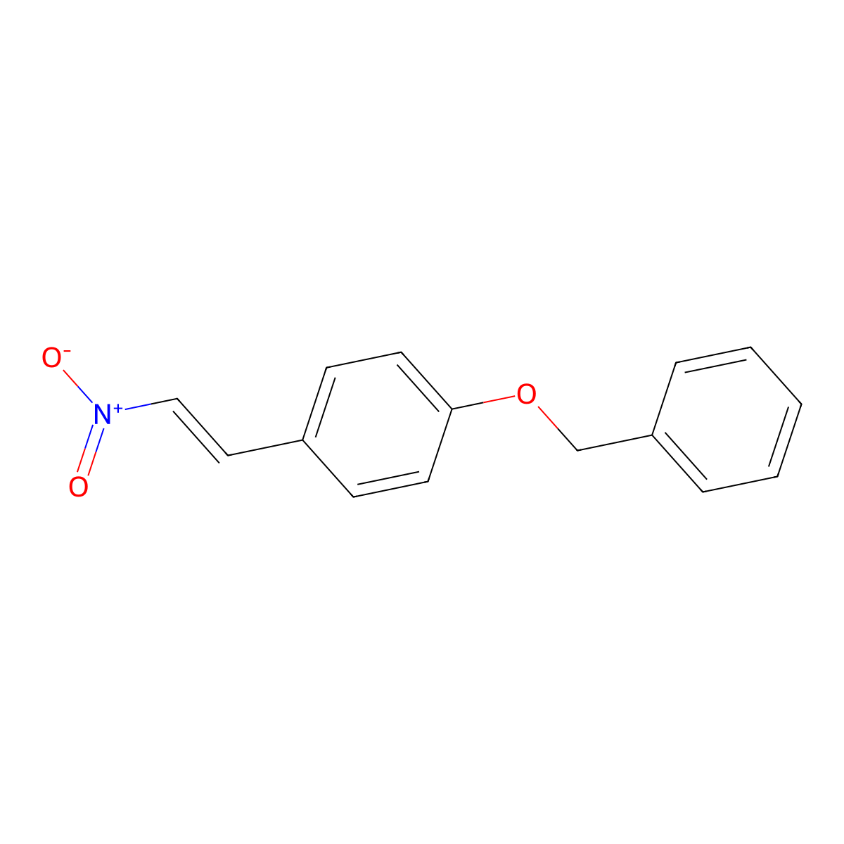 1-(2-Nitroethenyl)-4-(phenylmethoxy)benzene molecular structure, CAS 2982-55-0